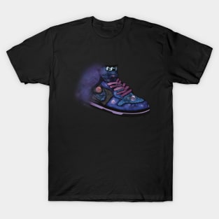Black Hole Outerspace Sneakers T-Shirt